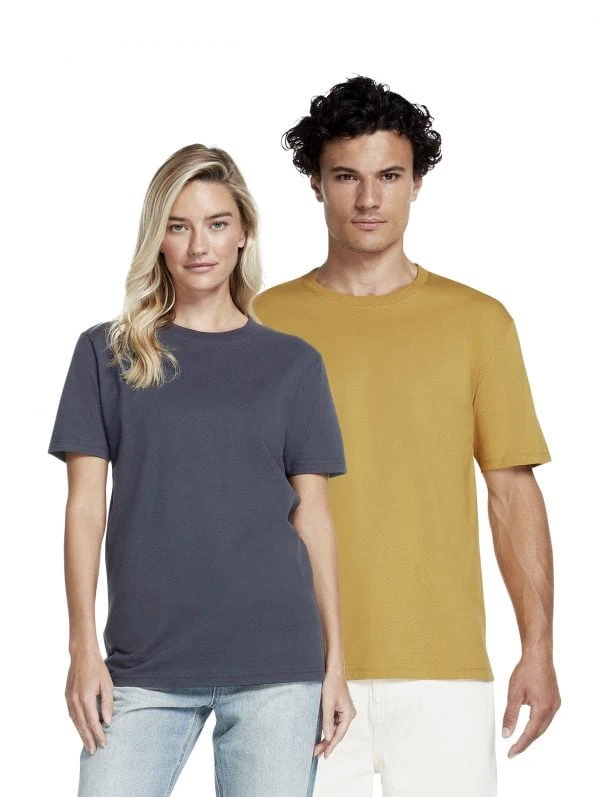 T-Shirt Unisex hell-beige "I Love Dogs" Brust – Bild 8