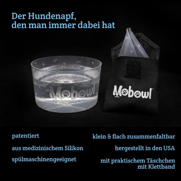 Faltbarer Reise-Napf Mobowl – Bild 2